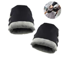 1 Pair Baby Stroller Gloves, Stroller Hand Muff Warm Gloves, Extra Thick Warm Waterproof Anti-Freeze Gloves