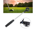 Ball Retriever Telescopic Design Comfortable Grip Stainless Steel Practical Golf Ball Picker for New Golfer