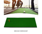 Golf Mat Training Practice Hitting Faux Turf Grass Pad Indoor Exercise Cushion-E