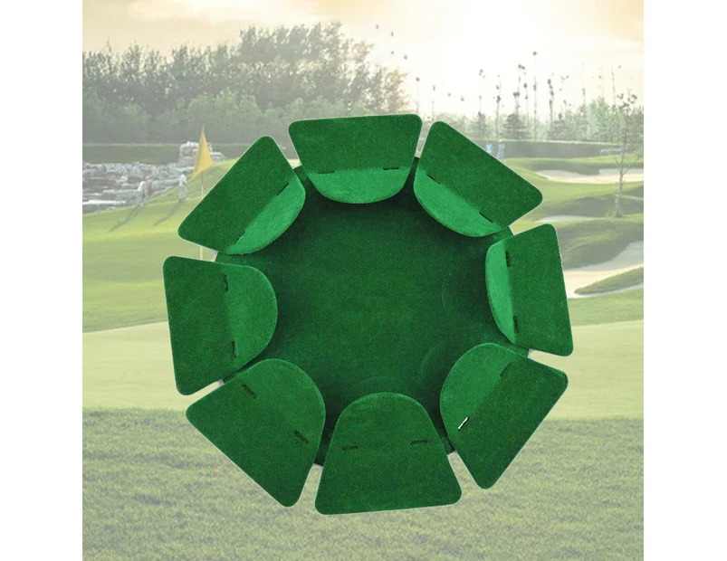 Indoor Outdoor Golf Ball All-Direction Practice Putting Cup Putter Training Tool-Green