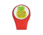 Golf Hat Clip Fruit Pattern Removable Silicone Hat Clip with Magnetic Ball Marker for Golfer-Red