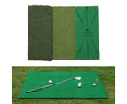 Golf Training Mat Wear Resistant Portable Anti Slide Golf Playing Field Equipment Practice Aid Mat for Training-2#