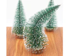 8 Pieces 3 Sizes Mini Christmas Trees Artificial Miniature Fir Trees Green Mini Christmas Trees 10/15/20cm