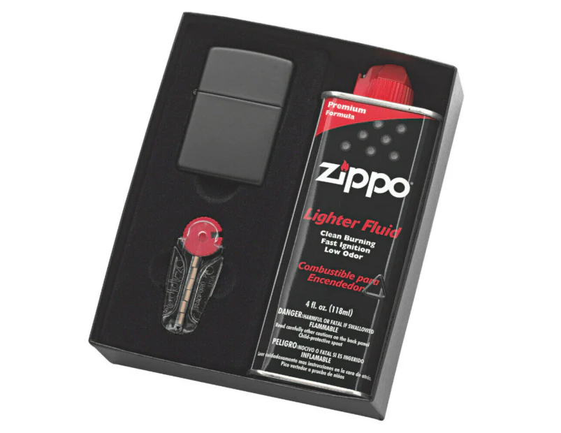 Zippo 218 Windproof Lighter Black Matte