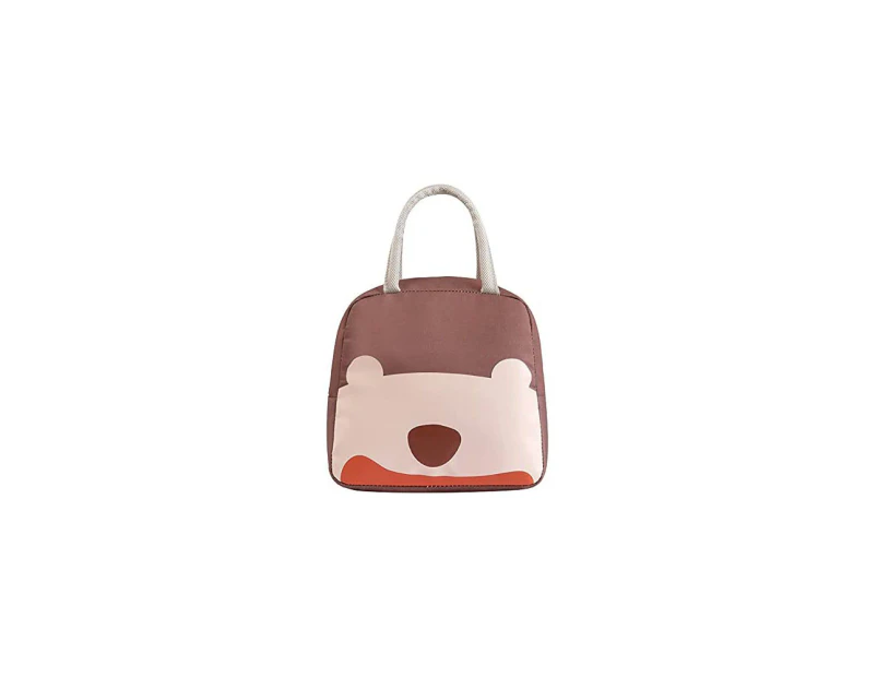 Funny Bear Lunch Box for Kids Insulated Lunch Bag Kids Lunch Bag for Boys for Girls Lunch Tote Box Bag for Work School
