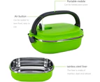 Lunch Box, Lunch and Thermal Insulation Stainless Steel Leakproof Food for Children Adults Keep Warm in School Office