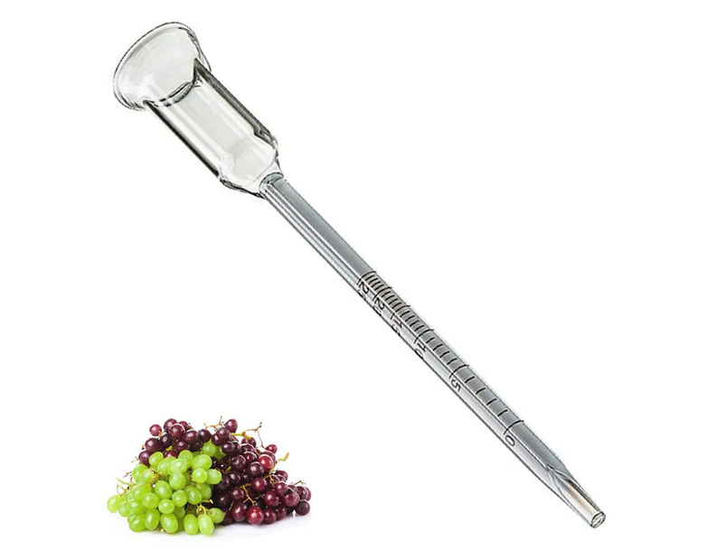 Glass Vinometer 0 To 25 Vol% Alcohol Content Alcohol Percentage Fruit Wine Fruit Wine Beer Wine Alcohol Meter