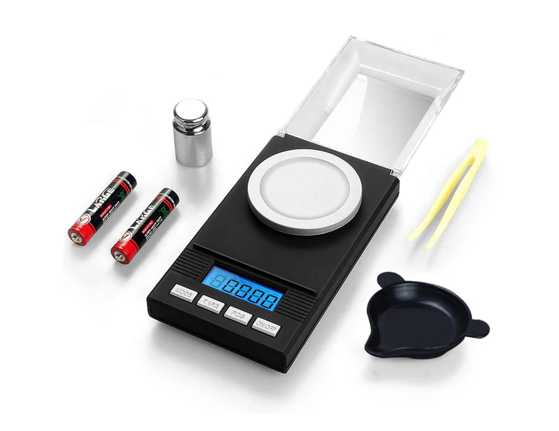 Digital Milligram Pocket Scales 0.001g x 50g, Electronic Weighing Scales for Jewelry Coins Reload and Kitchen, Mini Gram Scale with Calibration