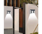 4PCS-white light-solar stainless steel wall light