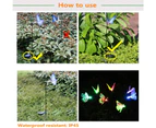 Garden Solar Lights Outdoor, Multi-Color Changing Solar Powered LED Garden Lights(3-Pack)
