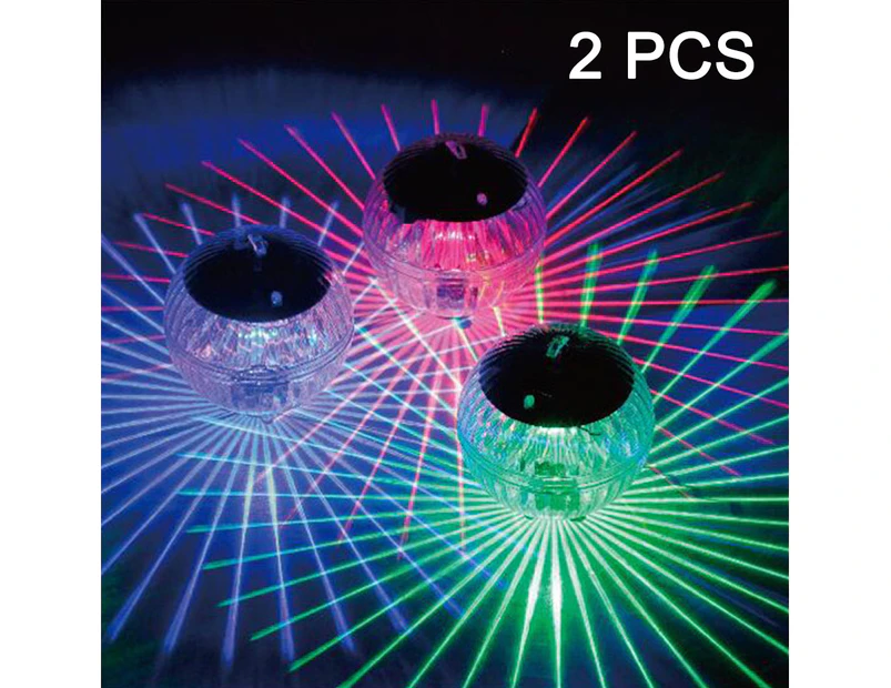 2pcs Solar Floating Light-Colorful Changing Light-Small