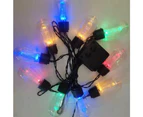 S14 Outdoor Solar LED String Lights-Color Eight Modes Solar 20 Lights
