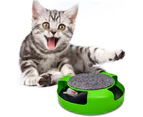 Interactive Cat Toy, Catch The Mouse Cat Toy with a Running Mouse and a Scratching Pad, Cat Scratcher Catnip Toy, Quality Kitten Toys