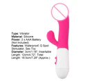 Oraway Soft Silicone Vibrator G Spot Clit Stimulator Waterproof Female Sex Toy AV Wand - Purple