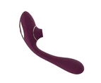 Oraway Waterproof Clitoris Sucking Oral Tongue Simulator Vibrator Wand Women Sex Toy - Red