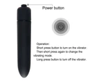 Oraway Waterproof Portable 10 Speed Electrical Vagina Vibrator Massager for Couples Women - Black