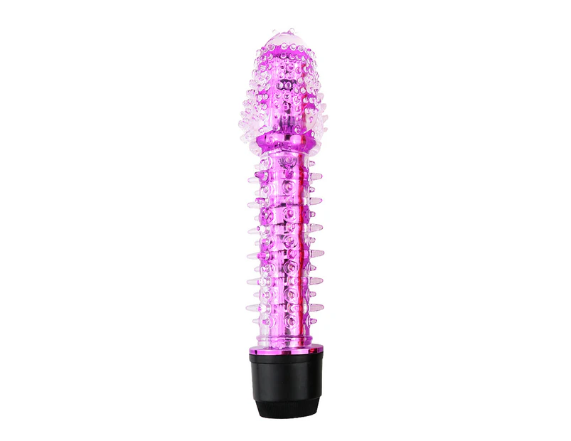 Oraway Vibrator Adult Product Vagina Stimulate Soft Glue Pleasure Wand for Anal Sex - Purple