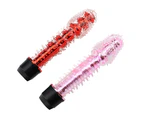 Oraway Vibrator Adult Product Vagina Stimulate Soft Glue Pleasure Wand for Anal Sex - Red