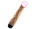 Oraway Vibrator Simulated Penis Waterproof Massage Stick Electric Adult Sex Toy for Female - Black