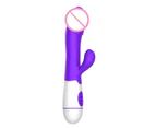 Oraway Vibrator Toy USB Charging High Frequency Sex Toy Adults Automatic Vibrator Stick for Female - Light Purple
