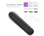 Oraway Vibrator Egg Quick Climax Convenient ABS Rechargeable G-spot Clit Stimulator for Adult Women - Silver