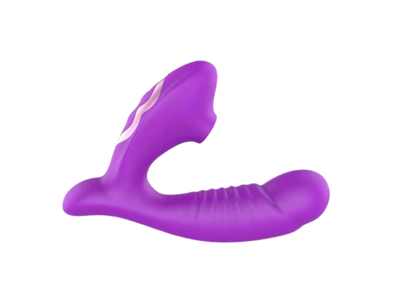 Oraway Vagina Vibrators High Flexibility Strong Suction Universal Vibrating Oral Sex Clit Sucker for Home - Purple