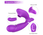 Oraway Vibrating Massager Versatile Lightweight Silicone Clit Stimulator Masturbator Massage Stick for Hotel - Skin Color