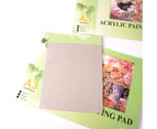 Quality A3 Acrylic Painting Pad Polypropylene 300 GSM 10 Sheets Acid Free - White