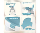 Tubby 3 in 1 Baby High Chair Infant Dining Eating Feeding Highchair 3IN1 Seat Toddler - Blue - Blue