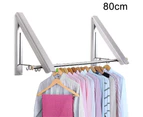 2/3 Rod Retractable Clothes Racks - Wall Mounted Folding Clothes Hanger，Clothes Drying Rack Used for Storage Organizations, Such As Bathrooms - Style3