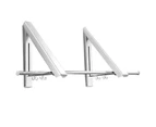 2/3 Rod Retractable Clothes Racks - Wall Mounted Folding Clothes Hanger，Clothes Drying Rack Used for Storage Organizations, Such As Bathrooms - Style3