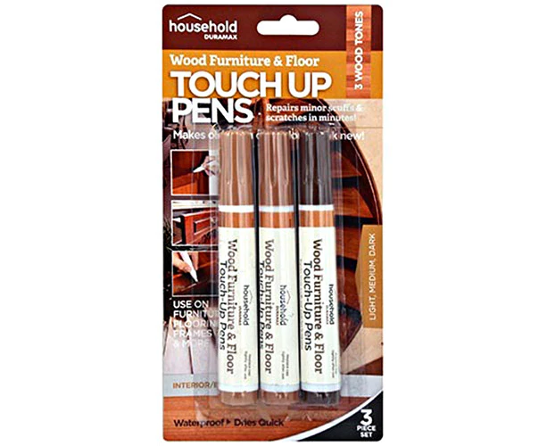 3pce Furniture Wooden Touch Up Markers Fix Texta Shades Scratches Pen