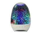Wireless Speaker High Fidelity Noise Reduction Colorful Ambient Light Bluetooth-compatible5.0 Stereo Loudspeaker for Party Multicolor