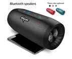 ZEALOT Portable Outdoor Subwoofer Stereo TF Card Mic Wireless Bluetooth-compatible Speaker Cyan