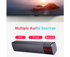 S2028 Wireless Stereo Subwoofer Bluetooth-compatible Speaker FM Radio TF USB Sound Bar Red