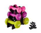 Home Fitness Exercise Weight Lifting Dumbbell Rack Stand Holder Floor Bracket Black