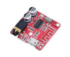 Power Amplifier Board Lossless Decoding Stereo PCB Bluetooth-compatible 5.0 Digital AMP Music Module for Loudspeaker Red