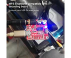Power Amplifier Board Lossless Decoding Stereo PCB Bluetooth-compatible 5.0 Digital AMP Music Module for Loudspeaker Red