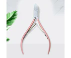 Nail Trimmer Easy to Use Labor-saving Anti-rust Lightweight Sharp Reduce Friction Stainless Steel Beauty Care Nail Cuticle Scissor for Home - D