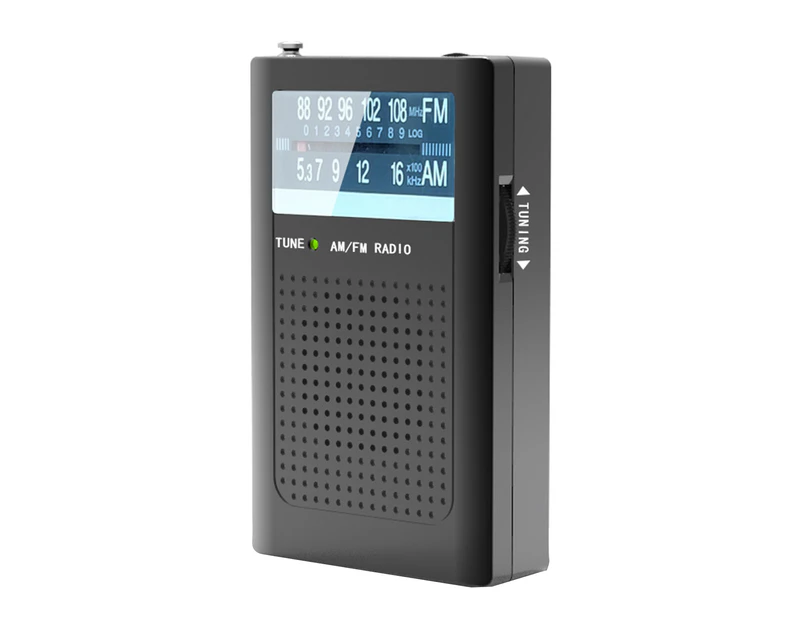 FM/AM Radio Built in Antenna Speaker Support Headphone Output Automatic down Receive Audio Manual Switching Retro Battery Radio Electronic Product