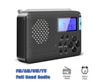 Radio Receiver with Antenna Stable Signal Built-in Speaker Support Headphone Output Automatic Shutdown English Listening All-Band Multifunction Radio