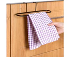 Sunshine Iron Towel Rack Kitchen Cupboard Hanging Cloth Organizer Sponge Holder Hanger-White