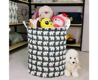 Large Canvas Fabric Lightweight Storage Bag Toy Organizer Collapsible Waterproof