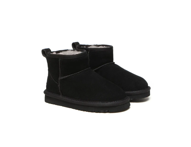 Australian Shepherd(R) Ugg Boots Noel Kids Mini - Black