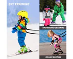 Skiing Shoulder Belt Adjustable Handle Multifunctional Children Ski Chest Strap with Traction Rope for Skating-2#