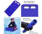 Snow Carpet Hollow Handle Roll Up Sled Blue Winter Roll Up Skiing Board for Skiing -Blue