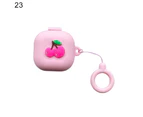Cartoon Fruit Bluetooth-compatible Earbuds Protective Cover for SamSung Galaxy Buds Live 23#