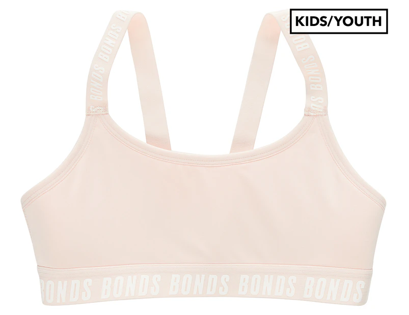 Bonds Girls' Sport Performance Pullover Crop - Light Pink