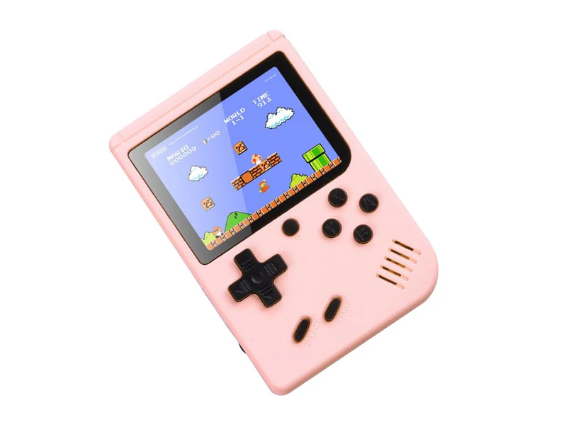Built-in 500 Kinds of Games Portable Retro Handheld Game Console-Pink