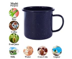 500ML Coffee Mug Multifunctional Decorative Exquisite Multi-purpose Modern Water Cup for Living Room  Blue